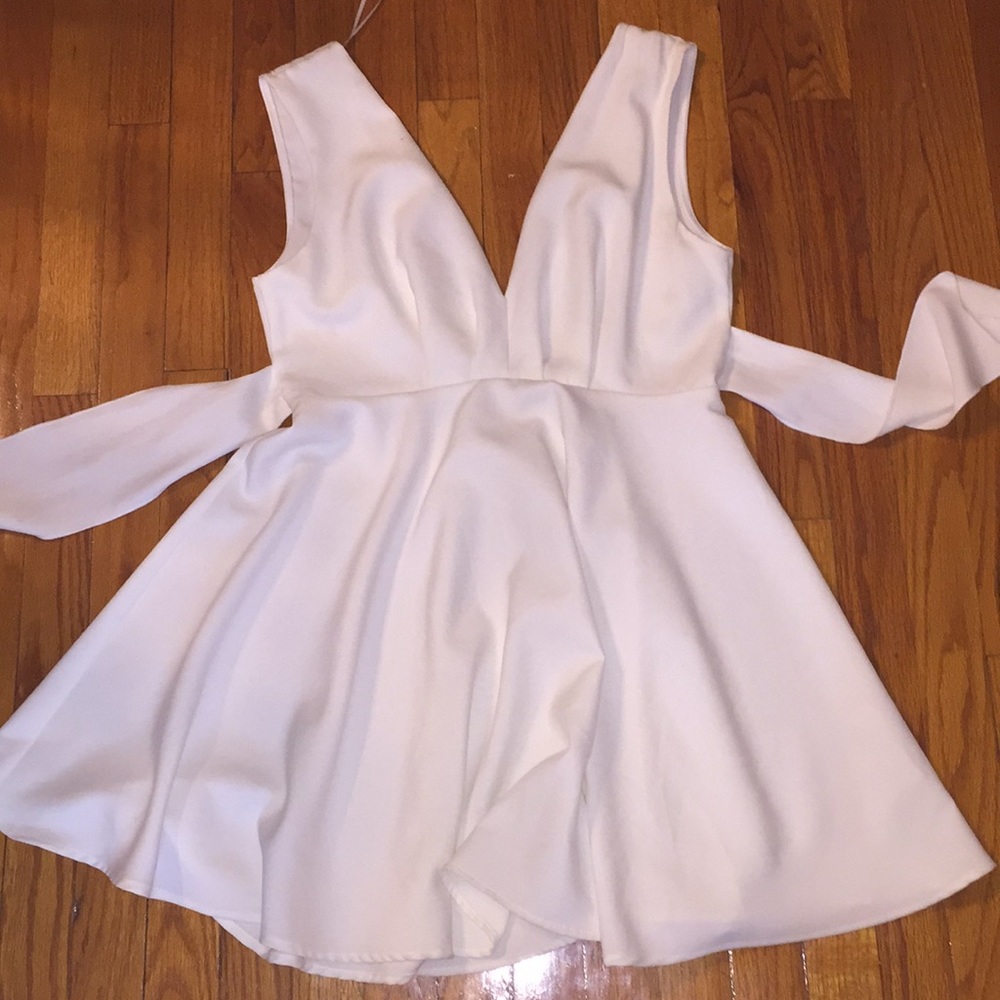 white short dress